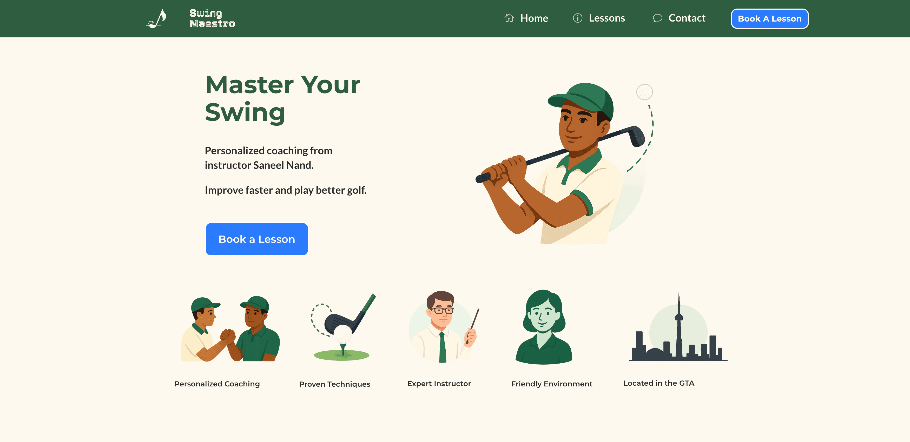 Swing Maestro golf coaching services